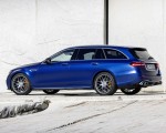 2021 Mercedes-AMG E 63 S Estate (Color: Brilliant Blue Magno) Rear Three-Quarter Wallpapers 150x120