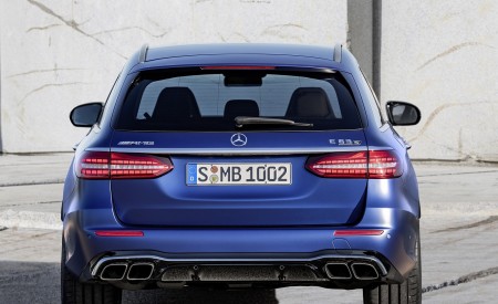 2021 Mercedes-AMG E 63 S Estate (Color: Brilliant Blue Magno) Rear Wallpapers 450x275 (84)