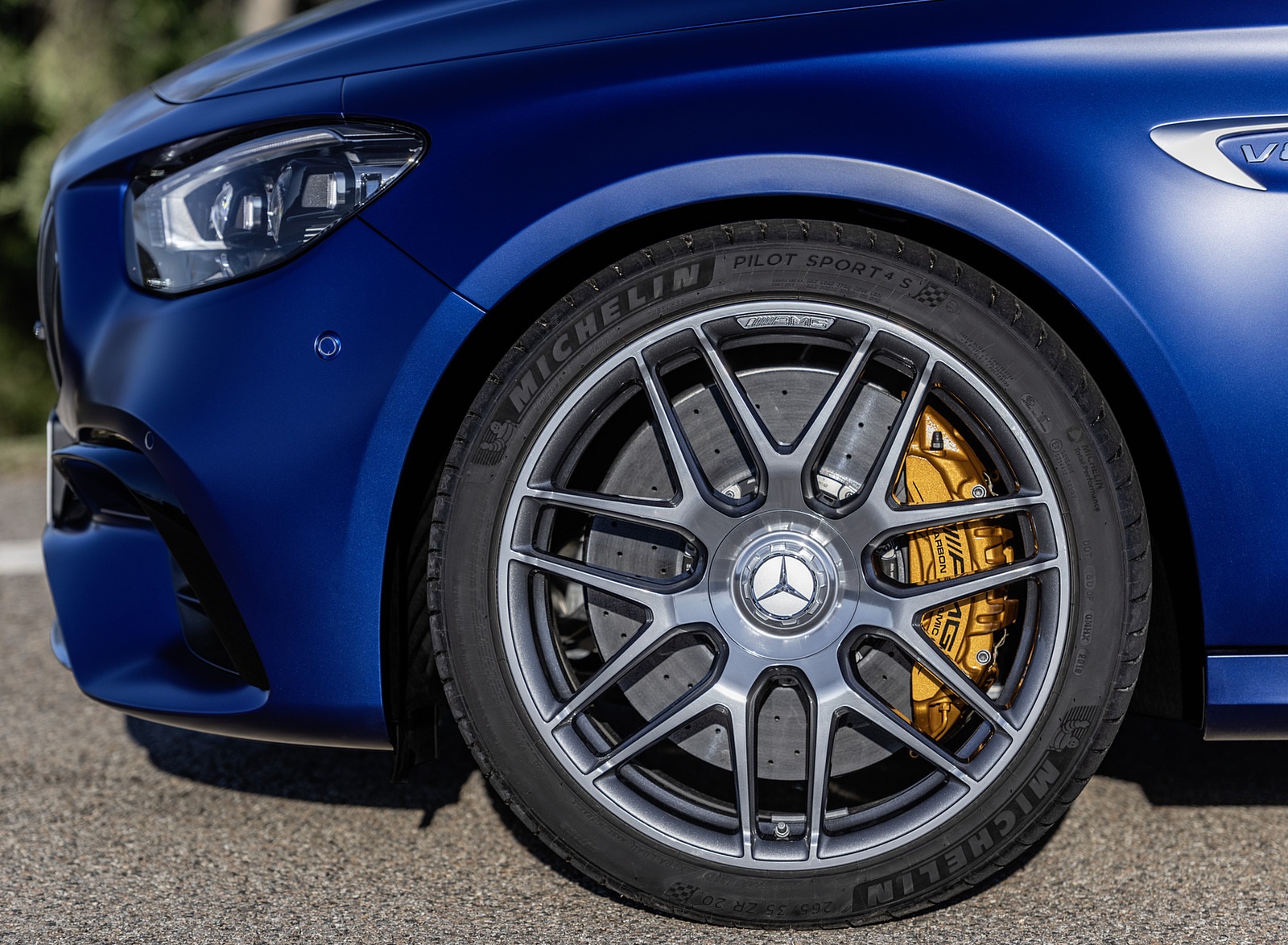 2021 Mercedes-AMG E 63 S Estate (Color: Brilliant Blue Magno) Wheel Wallpapers #89 of 95