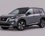 2021 Nissan Rogue Platinum AWD Front Three-Quarter Wallpapers 150x120