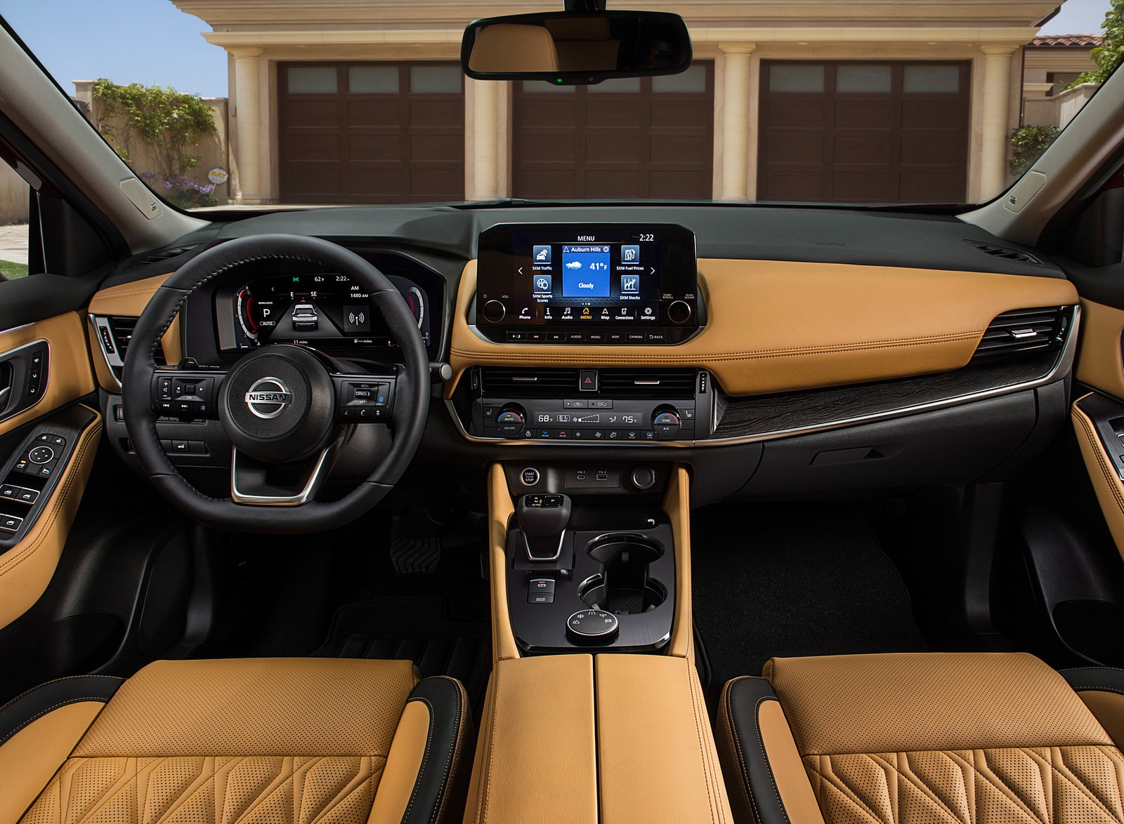 2021 Nissan Rogue Platinum AWD Interior Cockpit Wallpapers #47 of 70