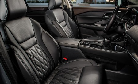 2021 Nissan Rogue Platinum AWD Interior Front Seats Wallpapers 450x275 (66)