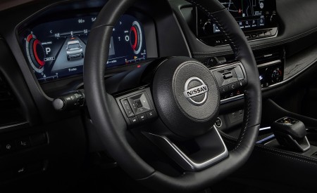 2021 Nissan Rogue Platinum AWD Interior Steering Wheel Wallpapers 450x275 (67)