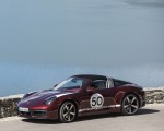 2021 Porsche 911 Targa 4S Heritage Design Edition (Color: Cherry Metallic) Front Three-Quarter Wallpapers 150x120