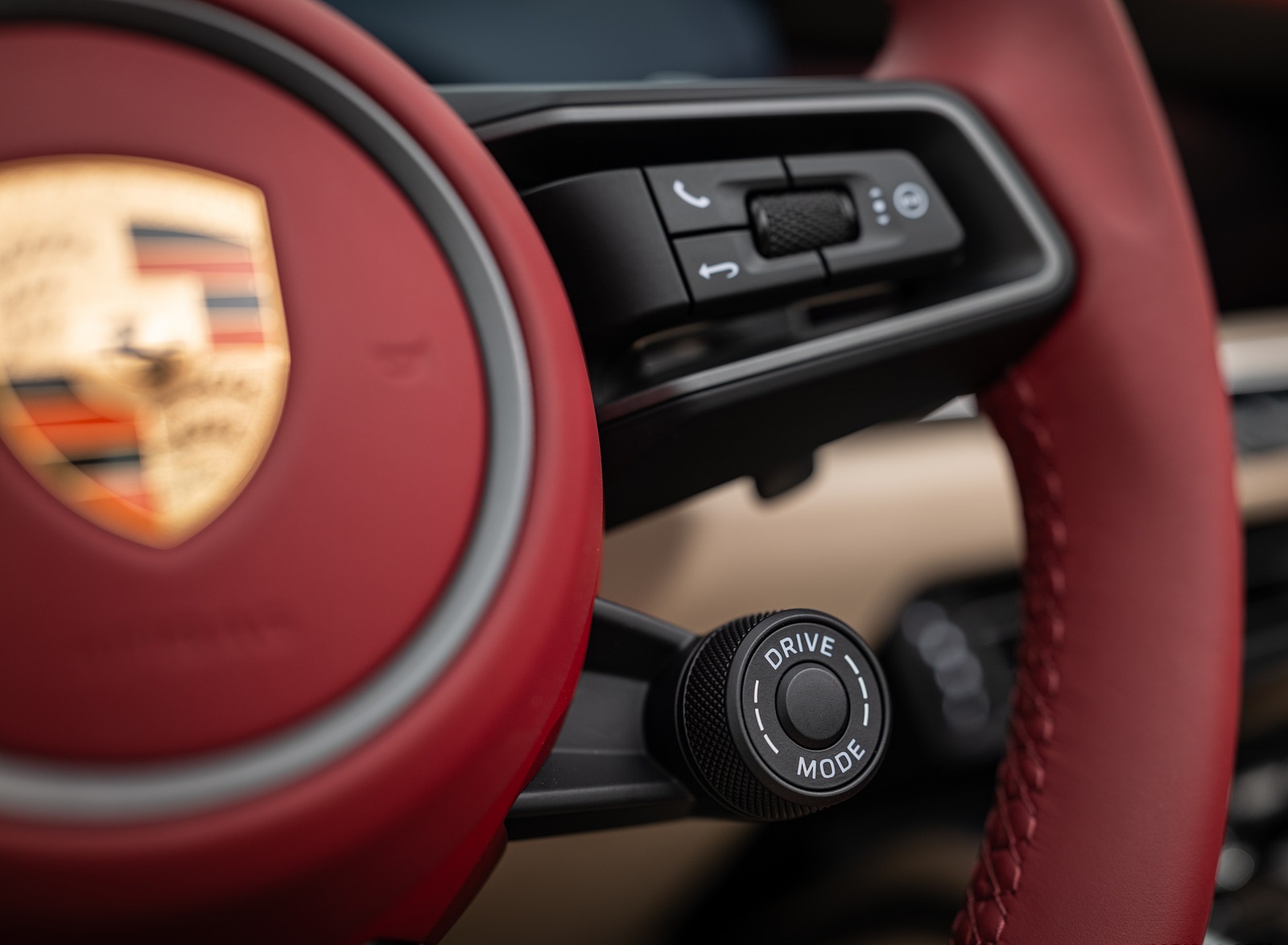 2021 Porsche 911 Targa 4S Heritage Design Edition (Color: Cherry Metallic) Interior Steering Wheel Wallpapers #72 of 82