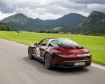 2021 Porsche 911 Targa 4S Heritage Design Edition (Color: Cherry Metallic) Rear Three-Quarter Wallpapers 150x120