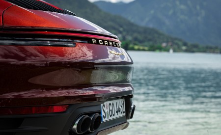 2021 Porsche 911 Targa 4S Heritage Design Edition (Color: Cherry Metallic) Tail Light Wallpapers 450x275 (40)
