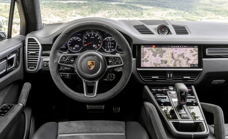 2021 Porsche Cayenne GTS (Color: Sechura Beige Metallic) Interior Cockpit Wallpapers 450x275 (79)