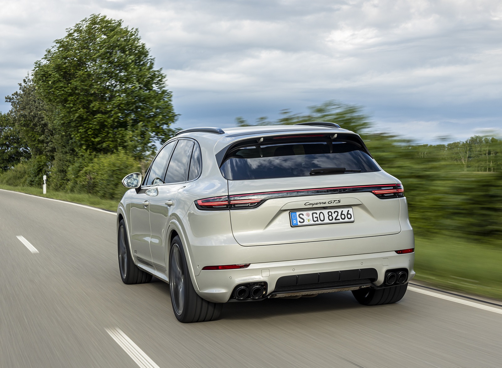 2021 Porsche Cayenne GTS (Color: Sechura Beige Metallic) Rear Three-Quarter Wallpapers #48 of 84