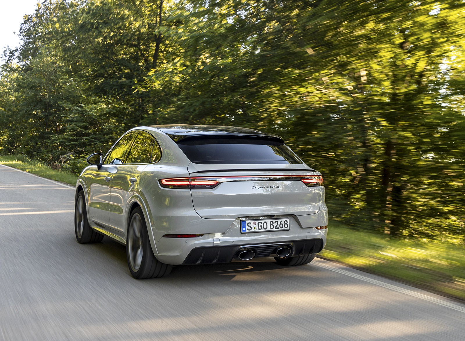 2021 Porsche Cayenne GTS Coupe (Color: Crayon) Rear Three-Quarter Wallpapers #72 of 121
