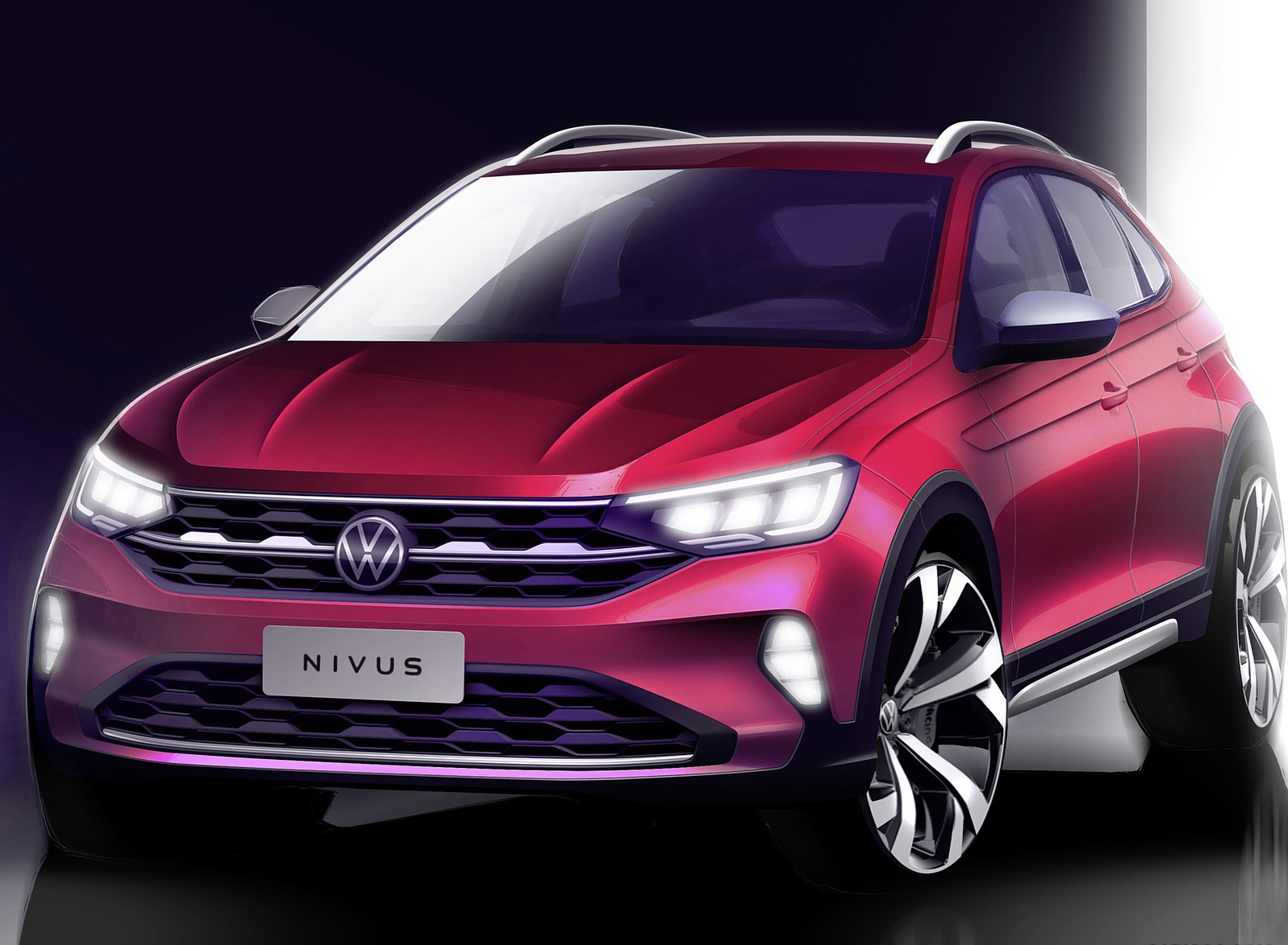 2021 Volkswagen Nivus Design Sketch Wallpapers #24 of 24