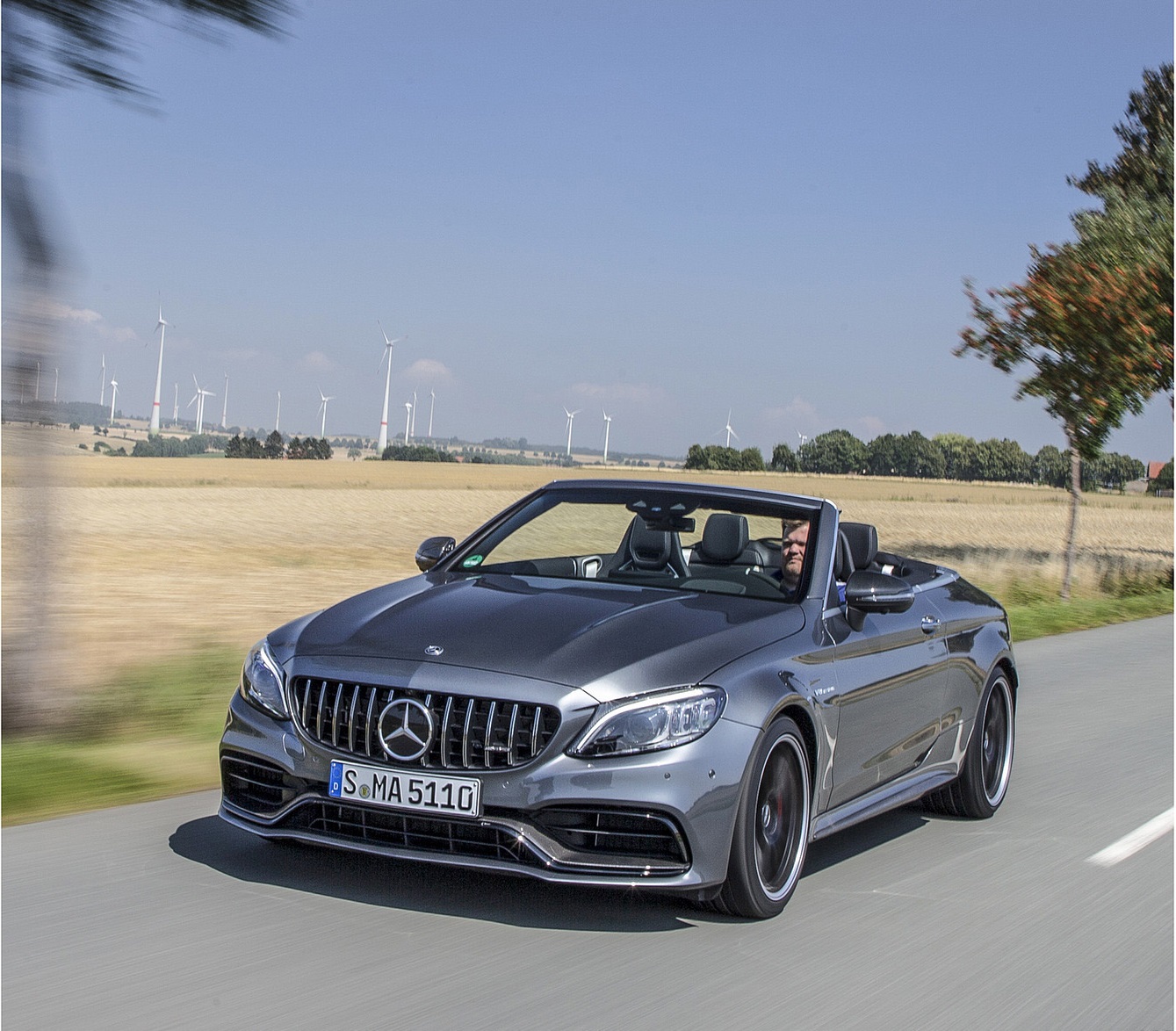 2019 Mercedes-AMG C 63 S Cabrio Front Three-Quarter Wallpapers (4)