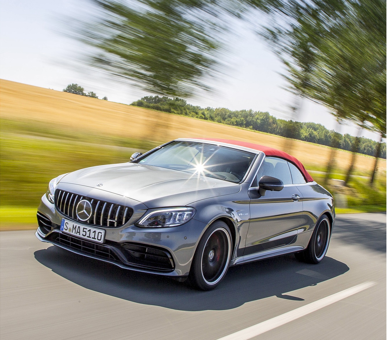 2019 Mercedes-AMG C 63 S Cabrio Front Three-Quarter Wallpapers (5)