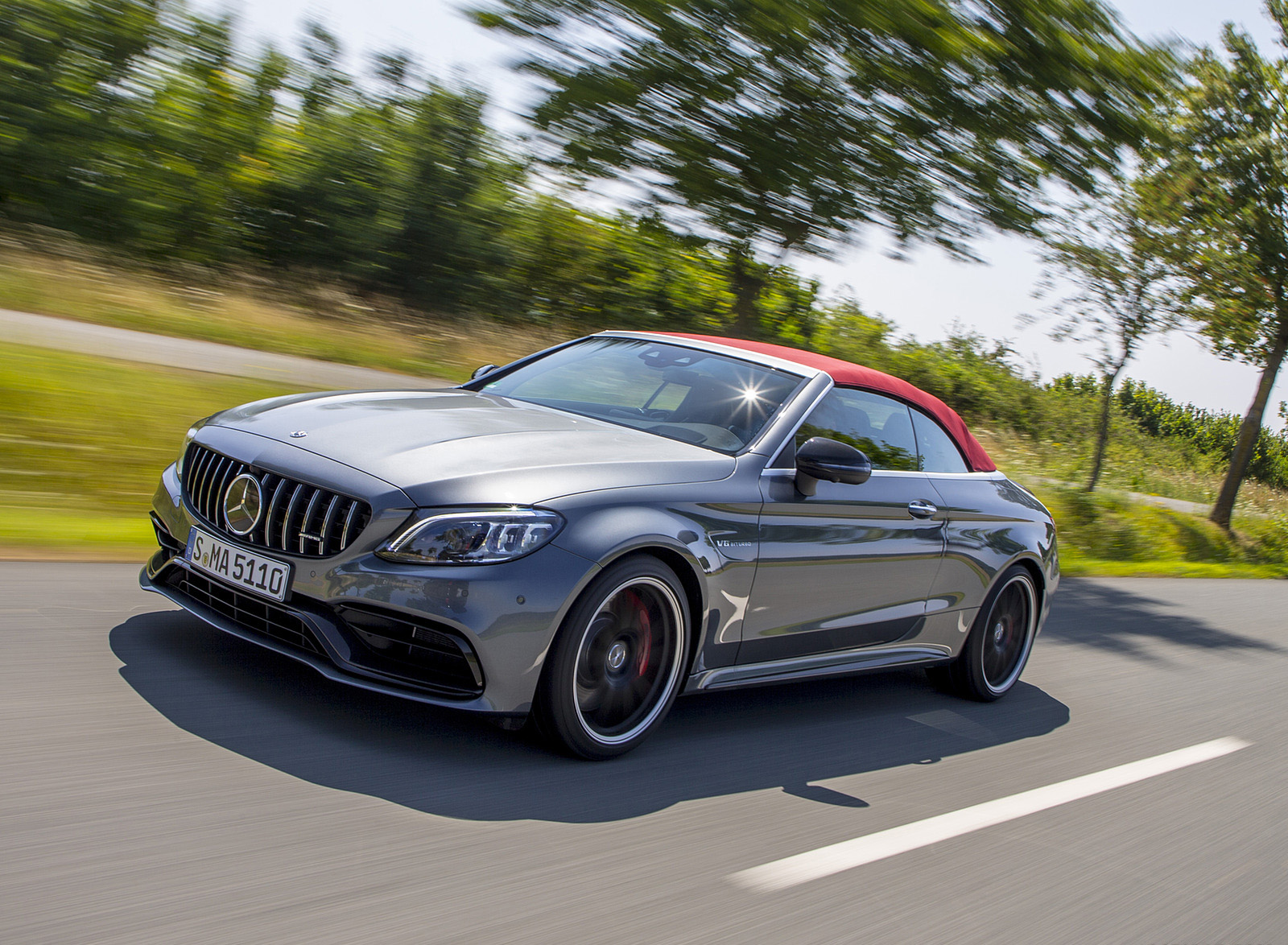 2019 Mercedes-AMG C 63 S Cabrio Front Three-Quarter Wallpapers (1)