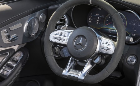 2019 Mercedes-AMG C 63 S Cabrio Interior Steering Wheel Wallpapers 450x275 (73)