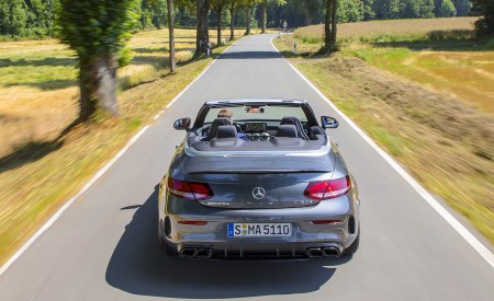 2019 Mercedes-AMG C 63 S Cabrio Rear Wallpapers 450x275 (6)