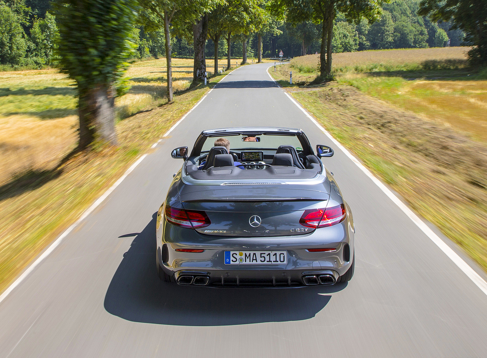 2019 Mercedes-AMG C 63 S Cabrio Rear Wallpapers #6 of 74