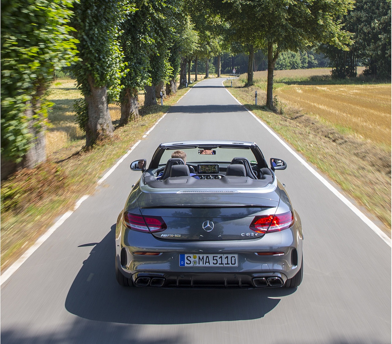 2019 Mercedes-AMG C 63 S Cabrio Rear Wallpapers  #9 of 74