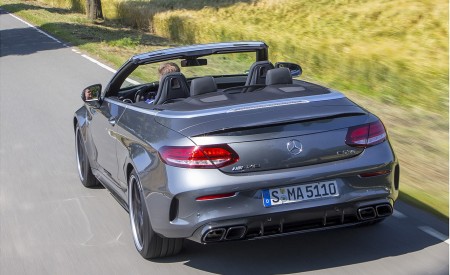 2019 Mercedes-AMG C 63 S Cabrio Rear Wallpapers 450x275 (10)