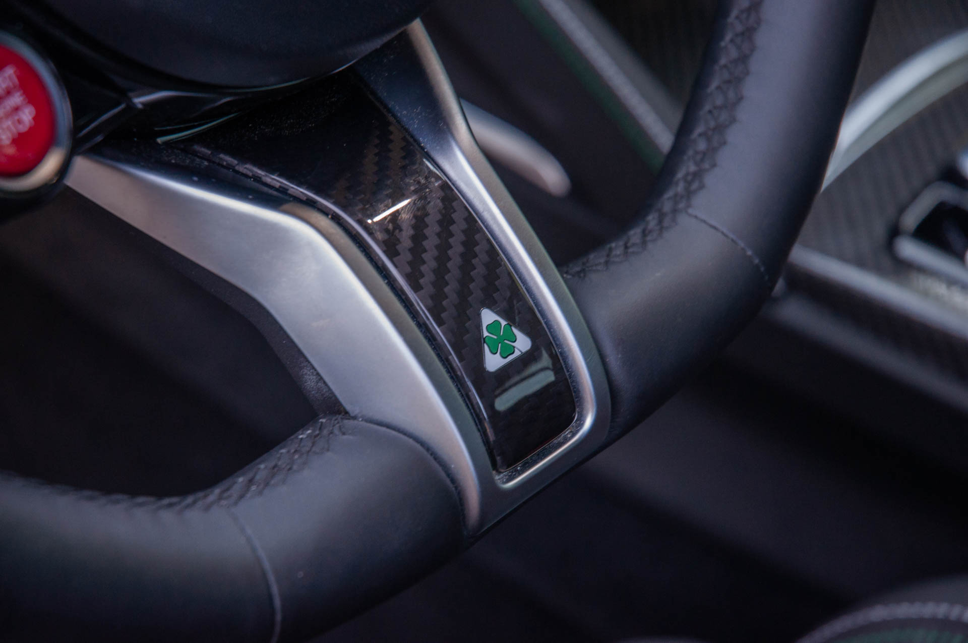 2020 Alfa Romeo Stelvio Quadrifoglio Interior Steering Wheel Wallpapers #59 of 65