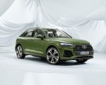 2021 Audi Q5 (Color: District Green) Front Three-Quarter Wallpapers 150x120