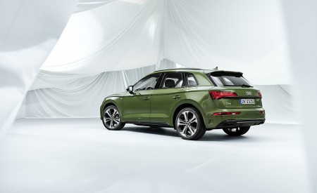 2021 Audi Q5 (Color: District Green) Rear Three-Quarter Wallpapers 450x275 (27)