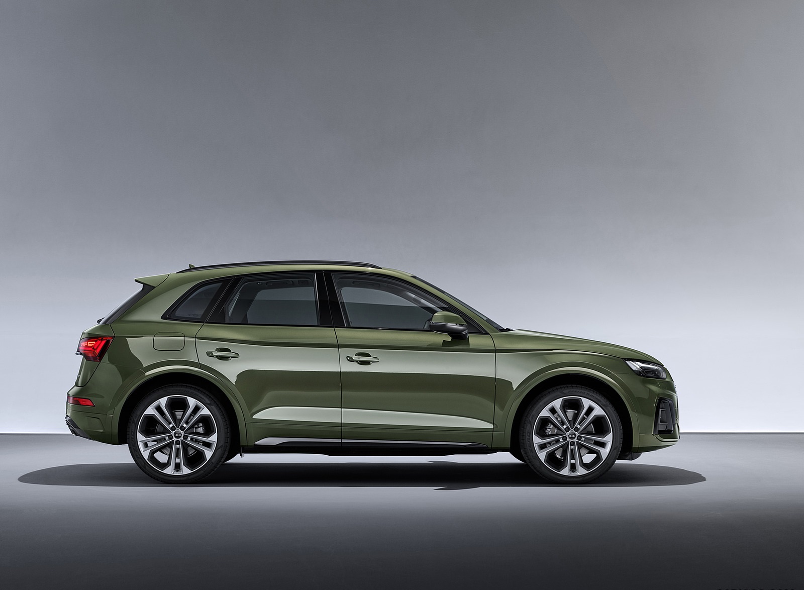 2021 Audi Q5 (Color: District Green) Side Wallpapers #36 of 78