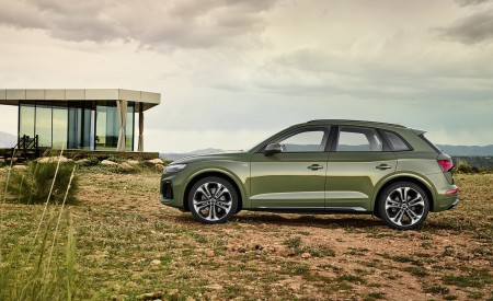 2021 Audi Q5 (Color: District Green) Side Wallpapers 450x275 (18)