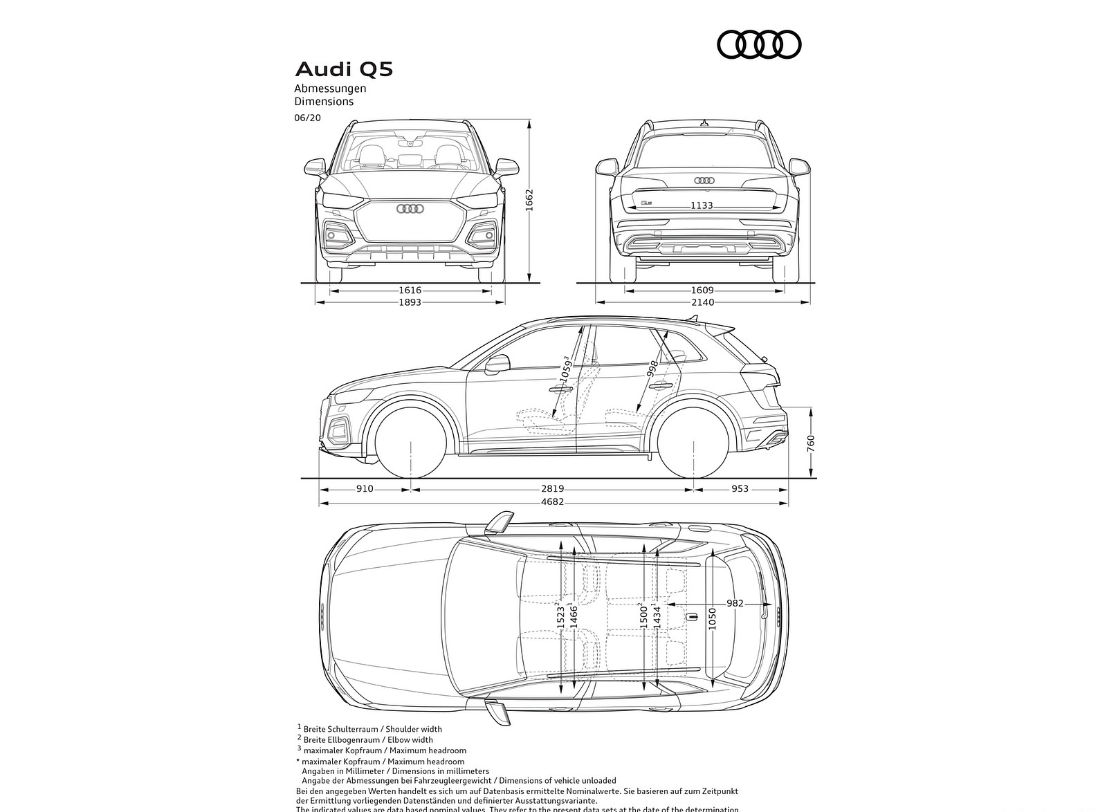 2021 Audi Q5 Dimensions Wallpapers #78 of 78