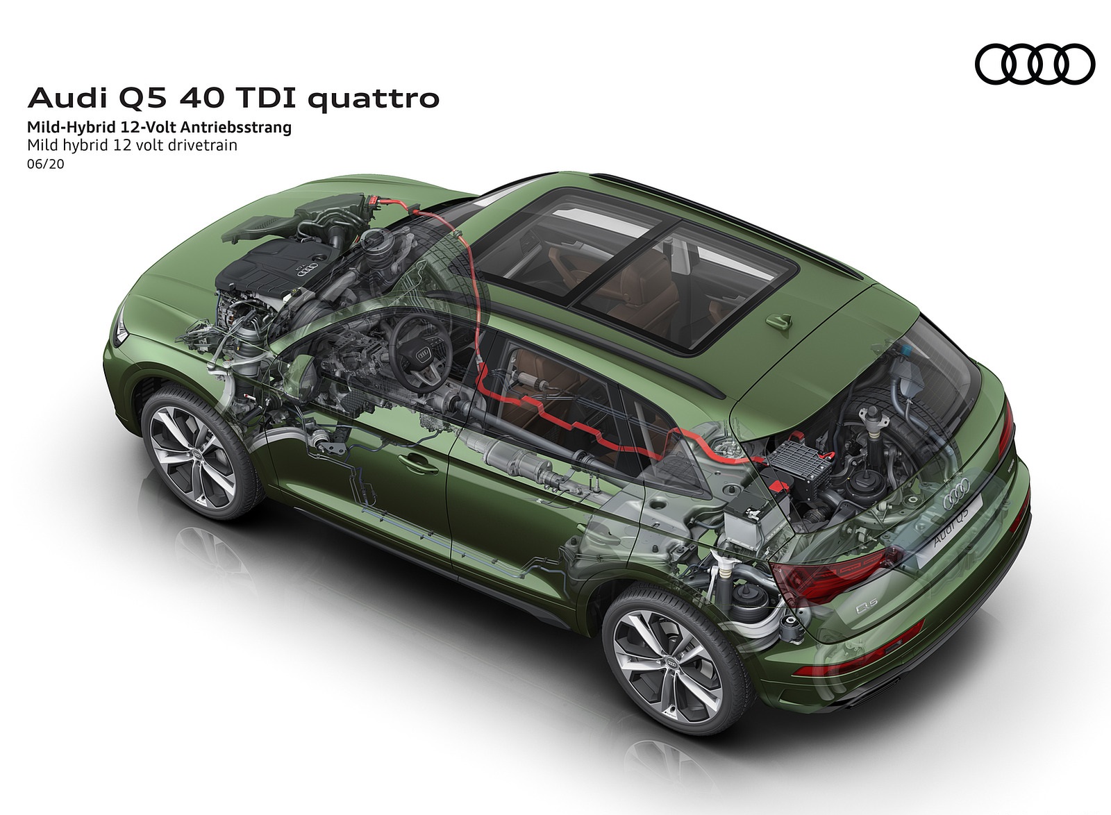 2021 Audi Q5 Mild hybrid 12 volt drivetrain Wallpapers  #66 of 78