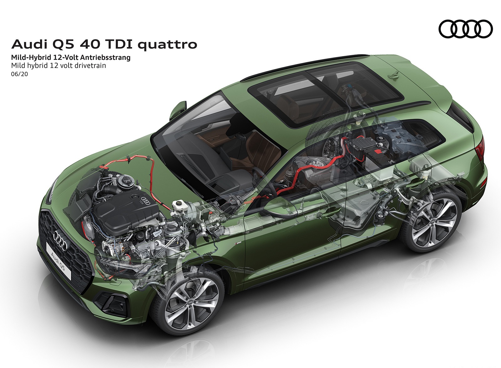 2021 Audi Q5 Mild hybrid 12 volt drivetrain Wallpapers  #67 of 78