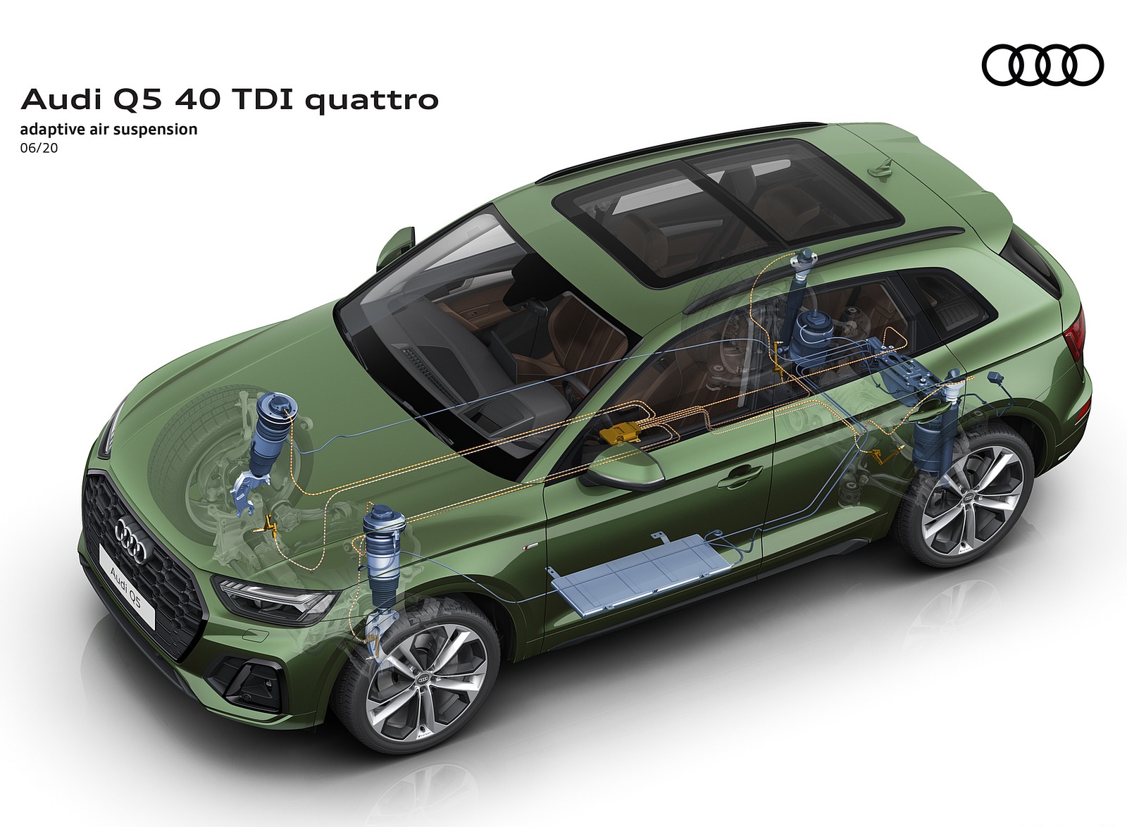 2021 Audi Q5 adaptive air suspension Wallpapers #62 of 78