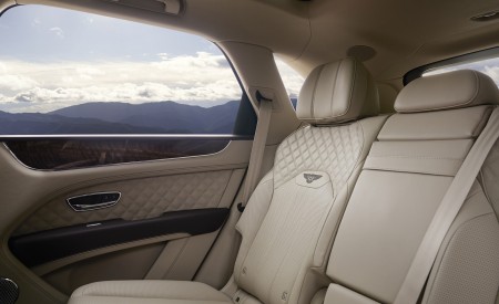 2021 Bentley Bentayga Hallmark Interior Rear Seats Wallpapers 450x275 (31)