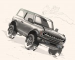 2021 Ford Bronco Design Sketch Wallpapers 150x120
