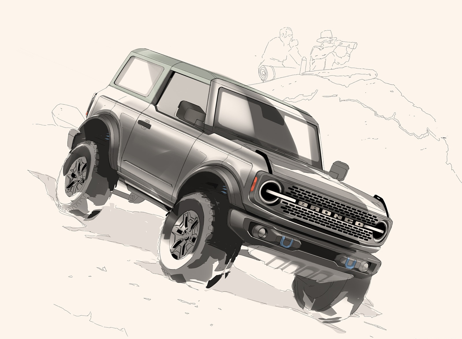 2021 Ford Bronco Design Sketch Wallpapers #52 of 52