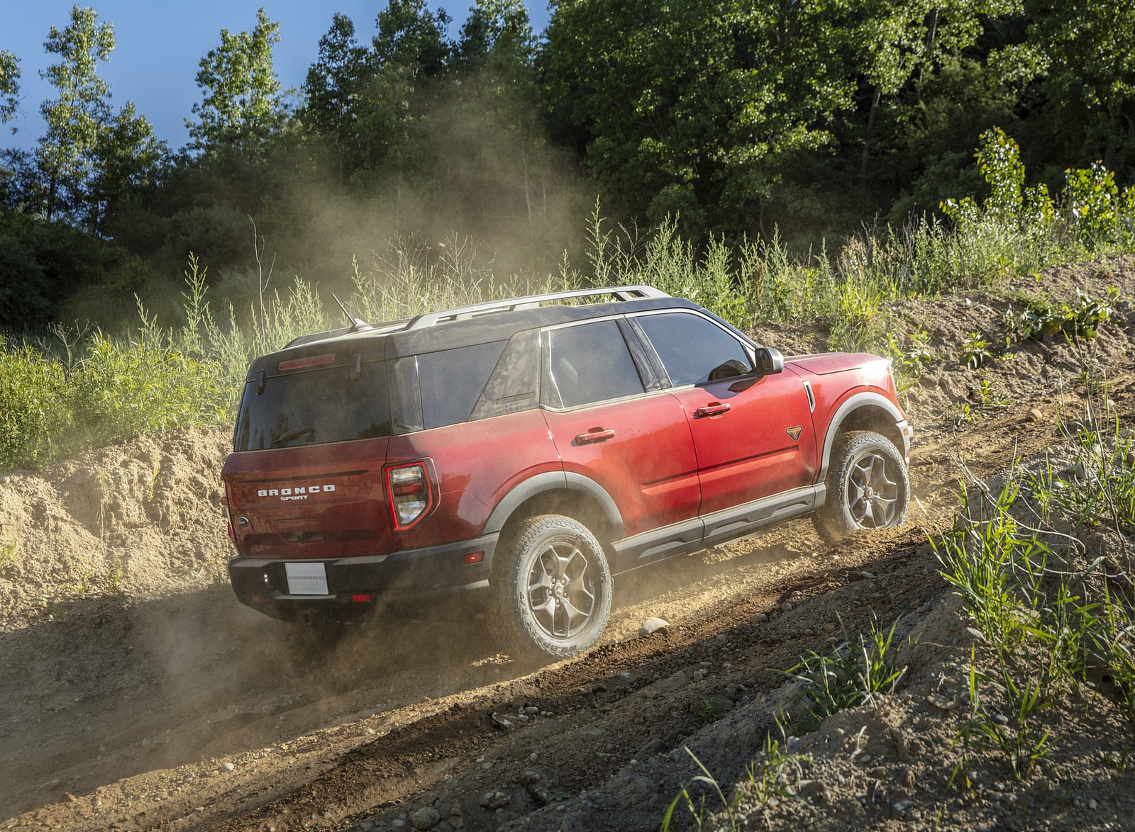 2021 Ford Bronco Sport Badlands (Color: Rapid Red Metallic Tinted Clearcoat) Off-Road Wallpapers #17 of 44