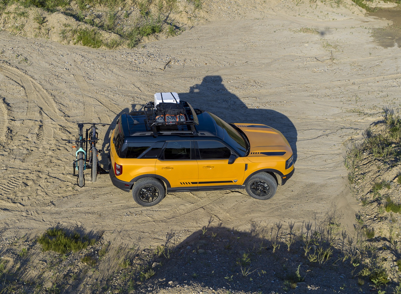 2021 Ford Bronco Sport First Edition (Color: Cyber Orange Metallic Tri-Coat) Top Wallpapers #2 of 44