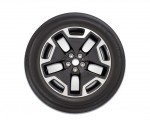 2021 Ford Bronco Sport Outer Banks Standard 18-inch machined-face aluminum Ebony Black-painted wheels Wallpapers 150x120