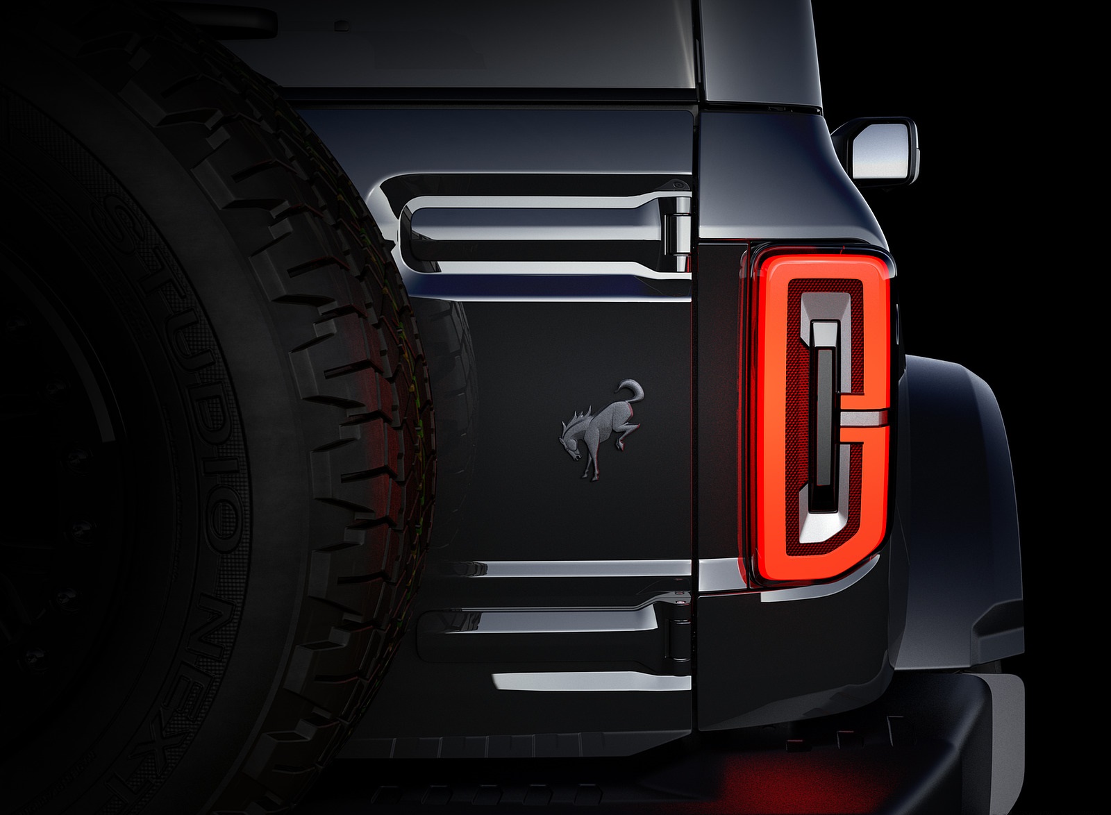 2021 Ford Bronco Tail Light Wallpapers #25 of 52