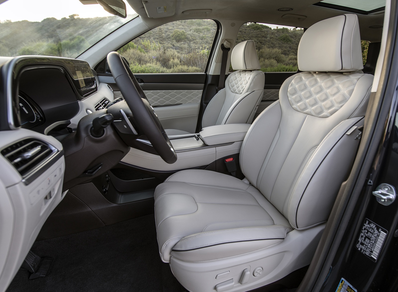2021 Hyundai Palisade Interior Front Seats Wallpapers #65 of 70