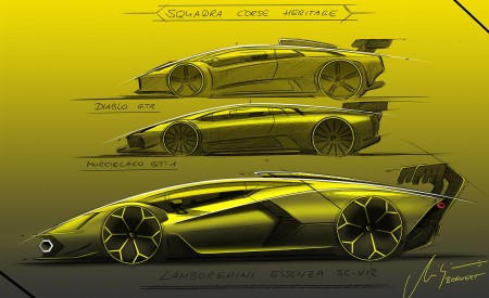 2021 Lamborghini Essenza SCV12 Design Sketch Wallpapers 450x275 (31)