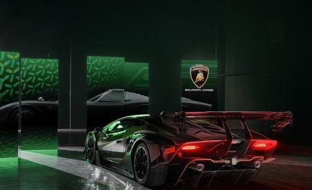2021 Lamborghini Essenza SCV12 Rear Three-Quarter Wallpapers 450x275 (13)