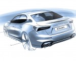 2021 Maserati Ghibli Hybrid Design Sketch Wallpapers 150x120