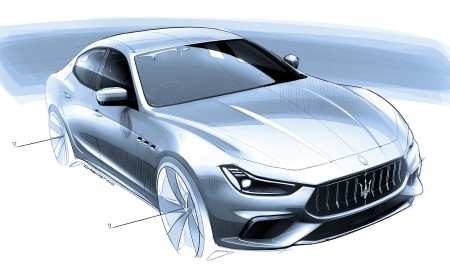 2021 Maserati Ghibli Hybrid Design Sketch Wallpapers 450x275 (24)