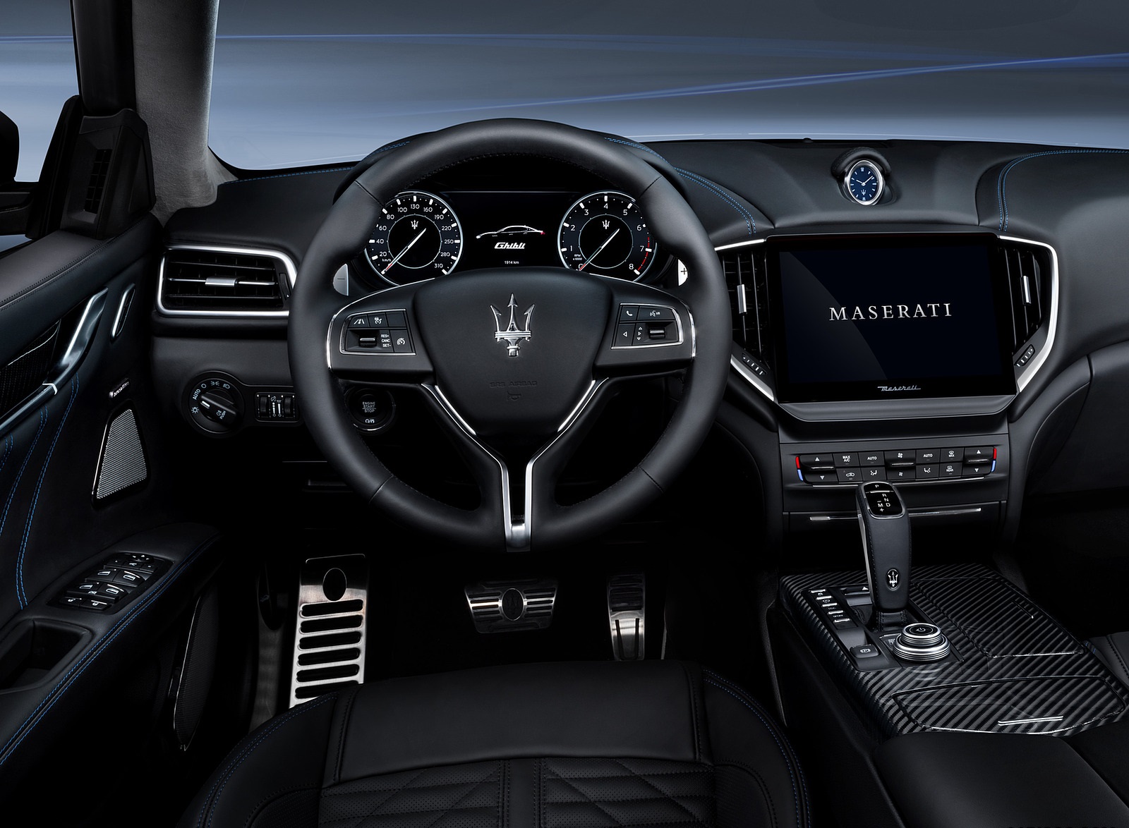 2021 Maserati Ghibli Hybrid Interior Cockpit Wallpapers #17 of 25