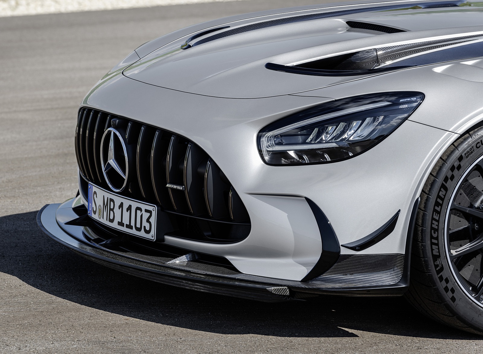 2021 Mercedes-AMG GT Black Series (Color: High Tech Silver) Detail Wallpapers #167 of 204
