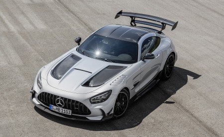 2021 Mercedes-AMG GT Black Series (Color: High Tech Silver) Front Three-Quarter Wallpapers 450x275 (153)