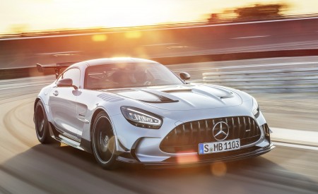2021 Mercedes-AMG GT Black Series (Color: High Tech Silver) Front Three-Quarter Wallpapers 450x275 (113)