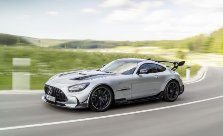 2021 Mercedes-AMG GT Black Series (Color: High Tech Silver) Front Three-Quarter Wallpapers 450x275 (136)
