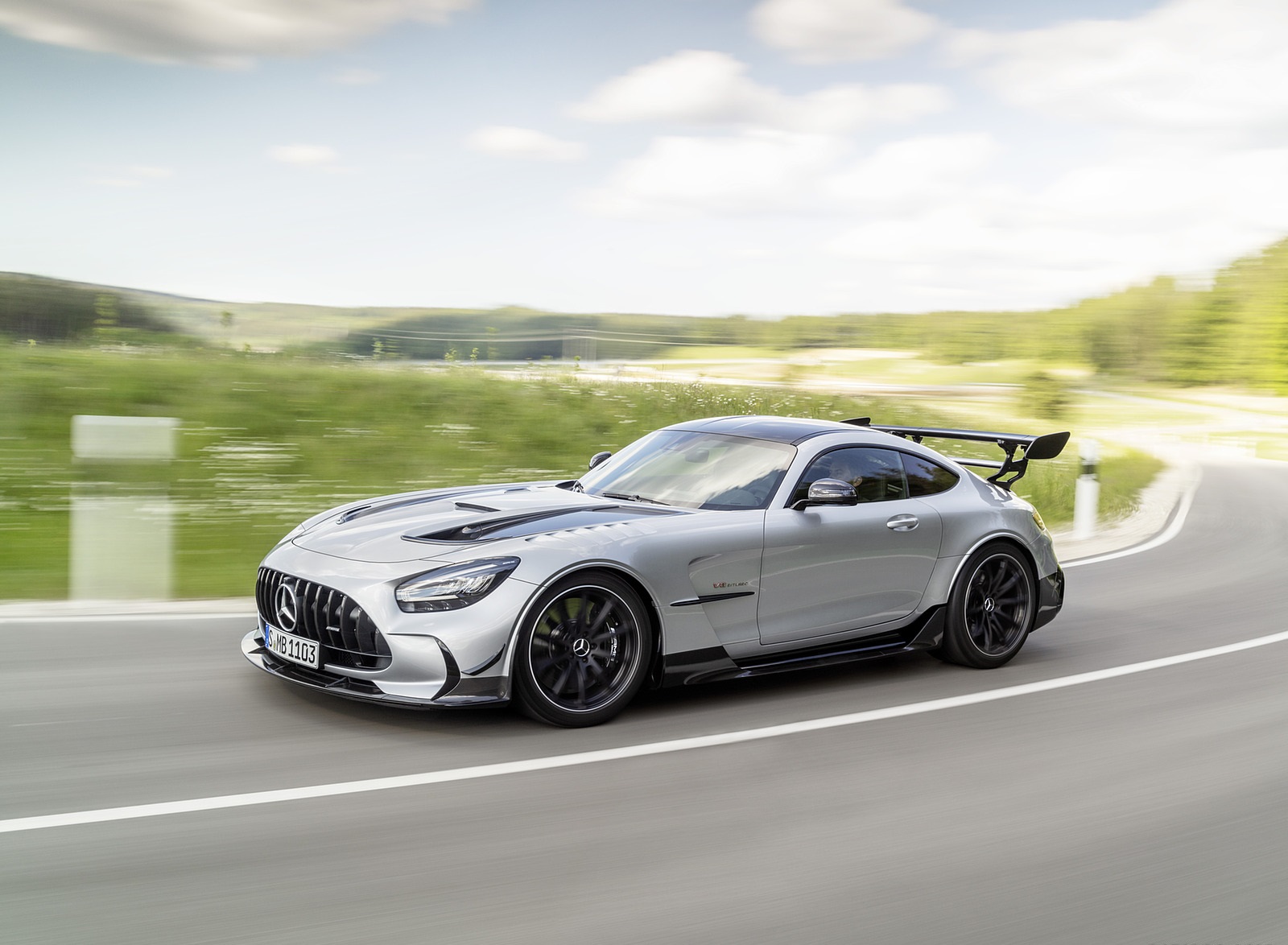 2021 Mercedes-AMG GT Black Series (Color: High Tech Silver) Front Three-Quarter Wallpapers #136 of 204